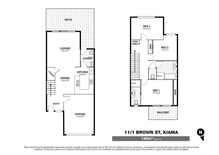 Floorplan of Homely unit listing, 11/1 Brown Street, Kiama NSW 2533