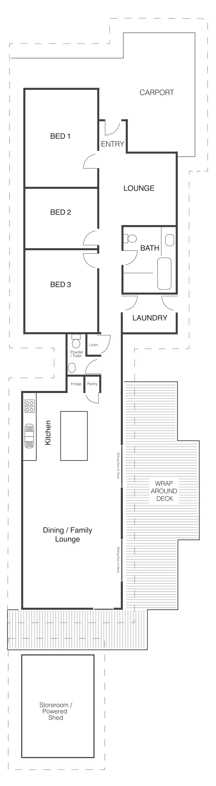 Floorplan of Homely house listing, 14A Davies Street, Beaconsfield WA 6162