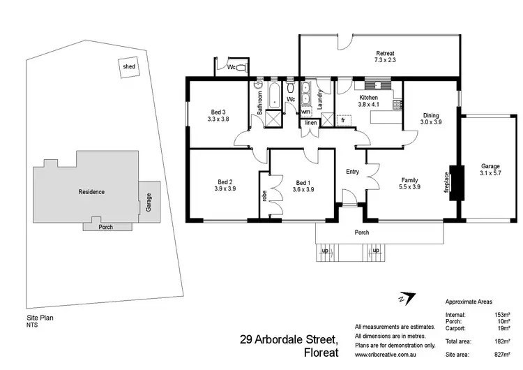 Floorplan of Homely house listing, 29 Arbordale Street, Floreat WA 6014