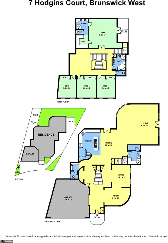 Floorplan of Homely house listing, 7 Hodgins Court, Brunswick West VIC 3055