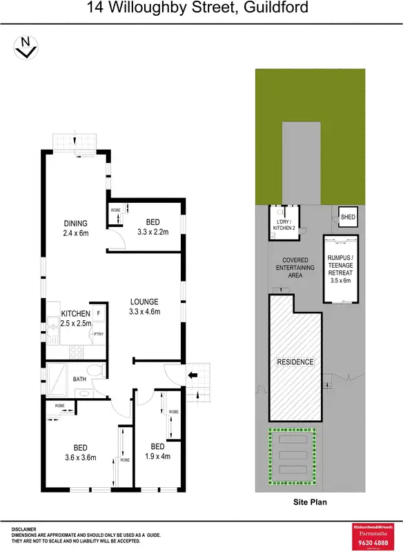 Floorplan of Homely house listing, 14 Willoughby Street, Guildford NSW 2161
