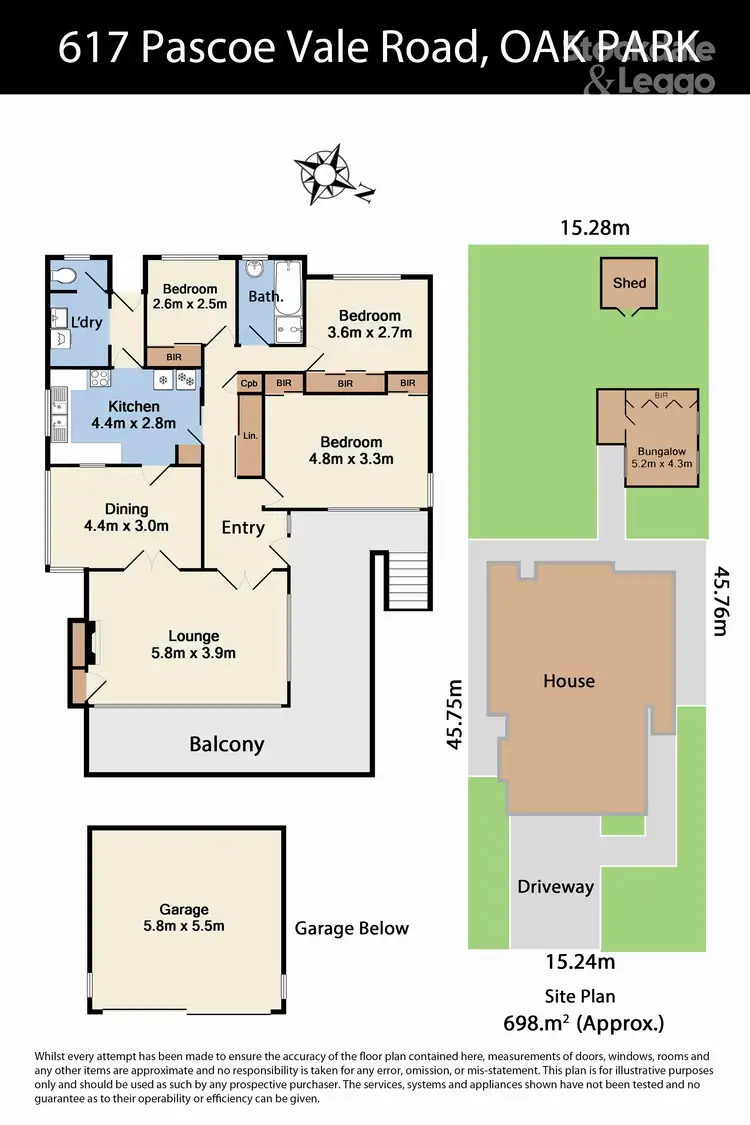Floorplan of Homely house listing, 617 Pascoe Vale Road, Oak Park VIC 3046