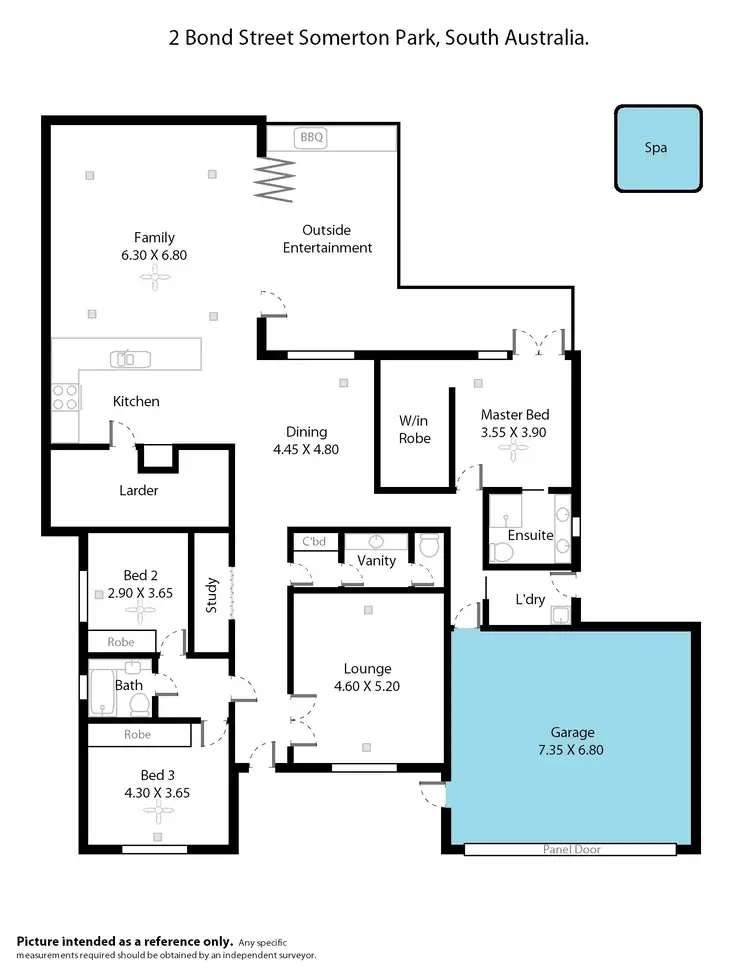 Floorplan of Homely house listing, 2 Bond St, Somerton Park SA 5044