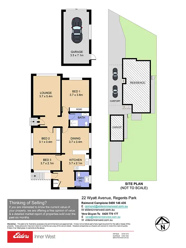 Floorplan of Homely house listing, 22 Wyatt Avenue, Regents Park NSW 2143