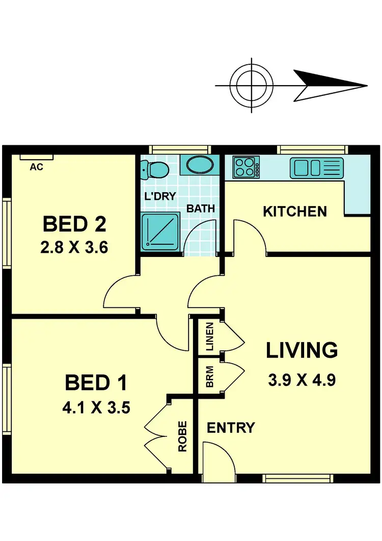 Floorplan of Homely apartment listing, 5/48 KEILOR ROAD, Essendon VIC 3040