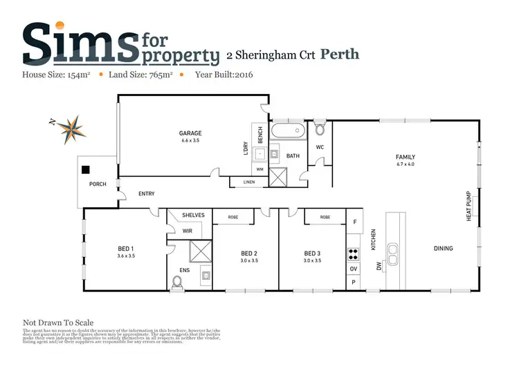 Floorplan of Homely house listing, 2 Sheringham Court, Perth TAS 7300