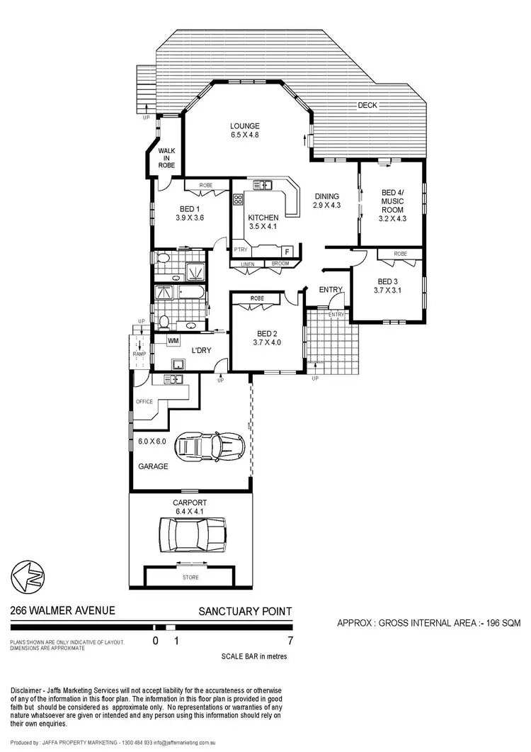 Floorplan of Homely house listing, 266 Walmer Avenue, Sanctuary Point NSW 2540