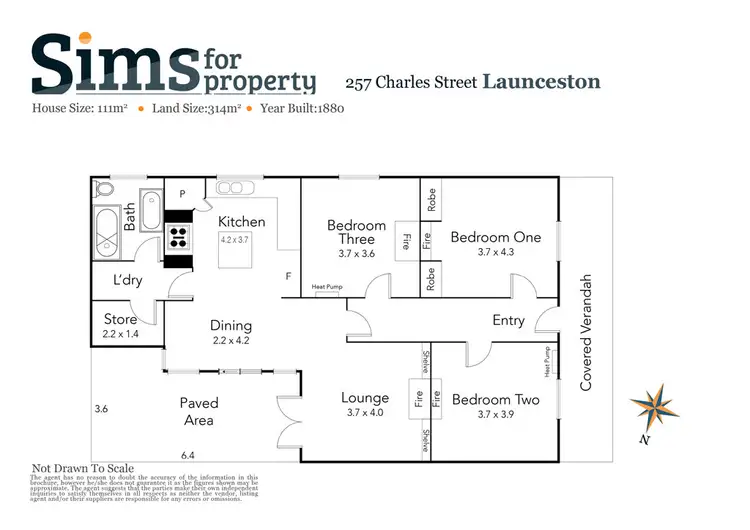 Floorplan of Homely house listing, 257 Charles Street, Launceston TAS 7250