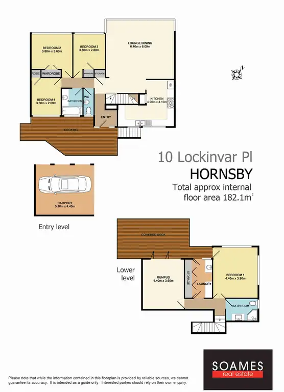 Floorplan of Homely house listing, 10 Lockinvar Place, Hornsby NSW 2077