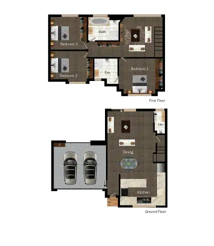 Floorplan of Homely townhouse listing, 3/27 Donald Road, Queanbeyan NSW 2620