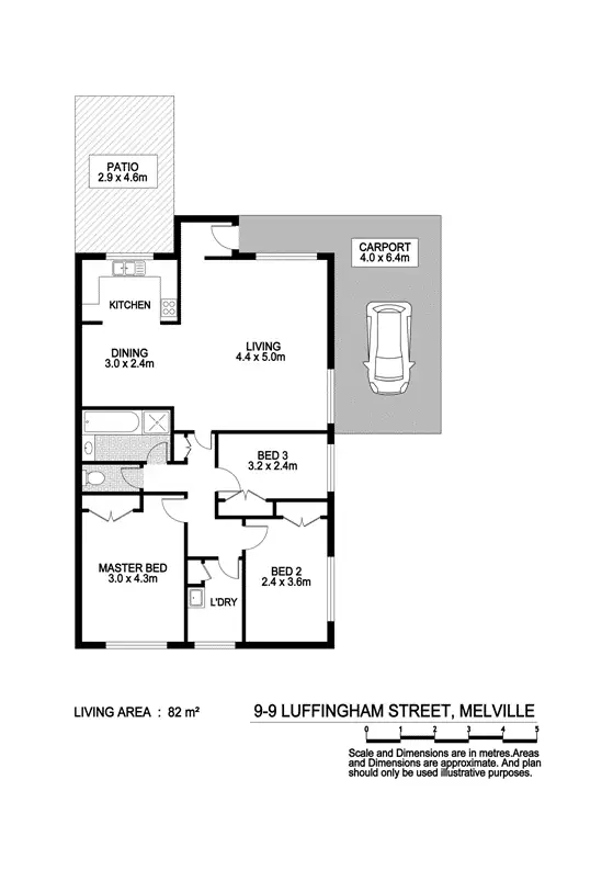 Floorplan of Homely villa listing, 9/9 Luffingham Street, Melville WA 6156