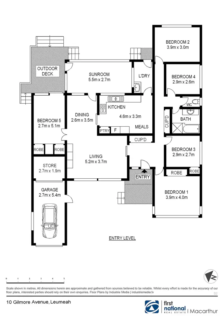 Floorplan of Homely house listing, 10 Gilmore Avenue, Leumeah NSW 2560