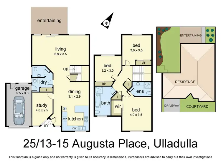 Floorplan of Homely townhouse listing, 25/13-15 Augusta Place, Mollymook Beach NSW 2539