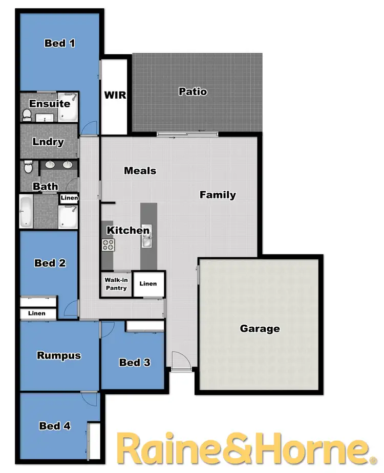 Floorplan of Homely house listing, 23 Lincoln Parkway, Dubbo NSW 2830
