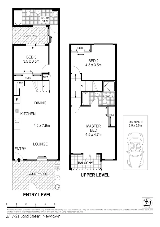 Floorplan of Homely apartment listing, 2/17-21 Lord Street, Newtown NSW 2042