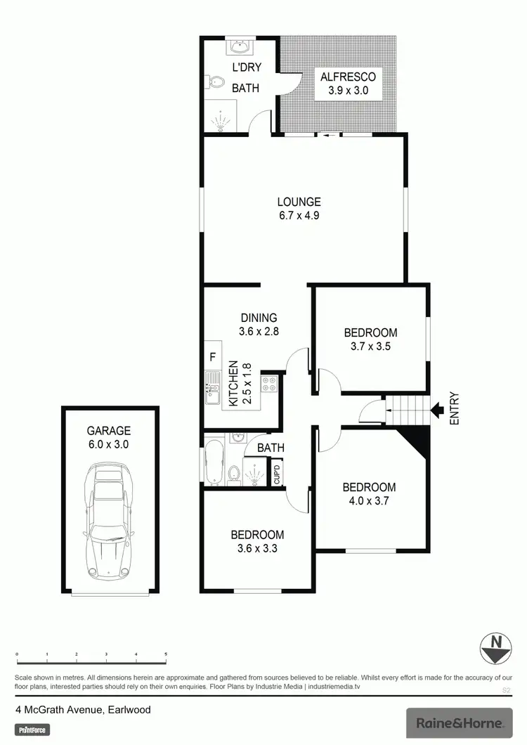 Floorplan of Homely house listing, 4 McGrath Ave, Earlwood NSW 2206