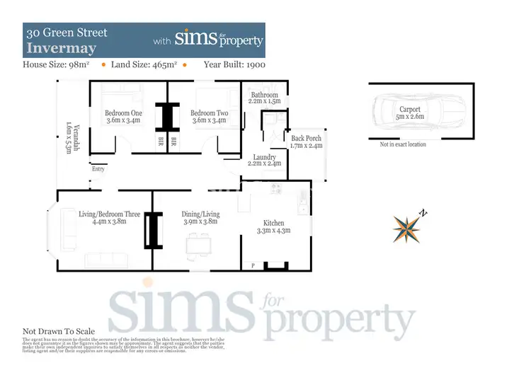 Floorplan of Homely house listing, 30 Green Street, Invermay TAS 7248