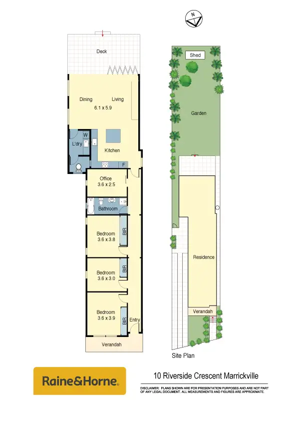 Floorplan of Homely house listing, 10 Riverside Crescent, Marrickville NSW 2204