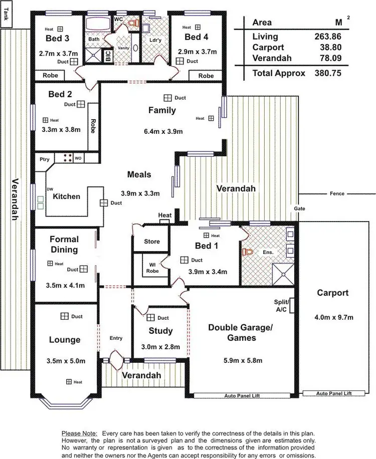 Floorplan of Homely house listing, 5 Galleon Close, Blakeview SA 5114