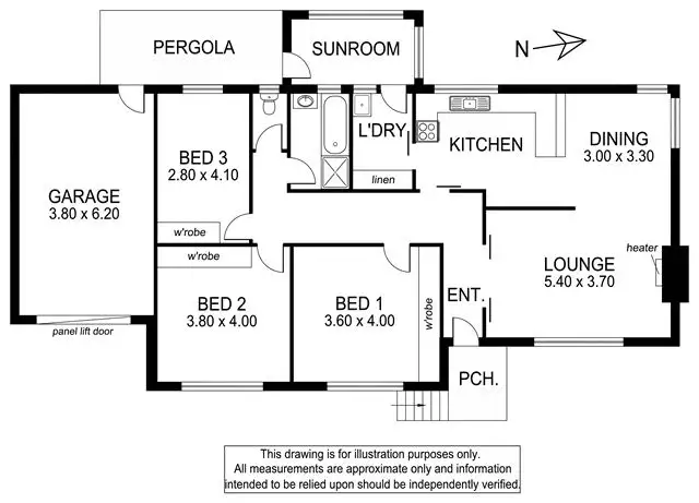 Floorplan of Homely house listing, 4 Goss Street, Mount Gambier SA 5290