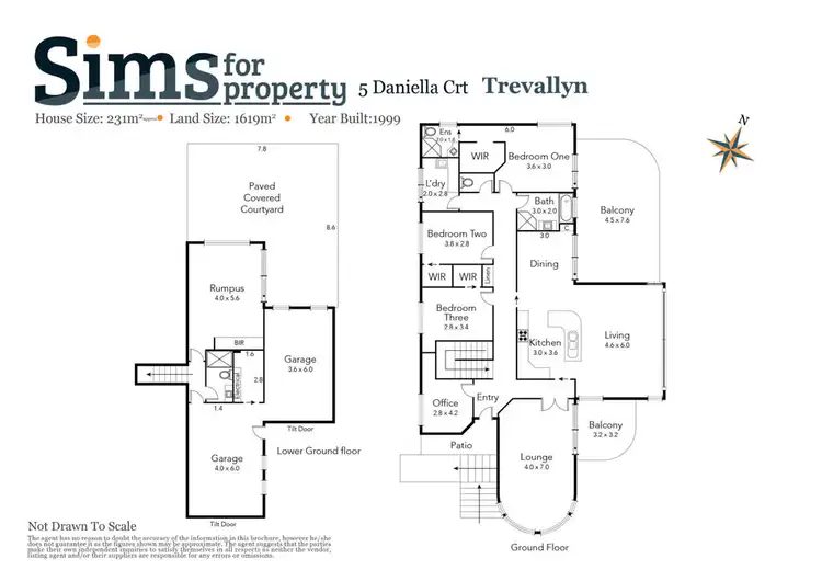 Floorplan of Homely house listing, 5 Daniella Court, Trevallyn TAS 7250