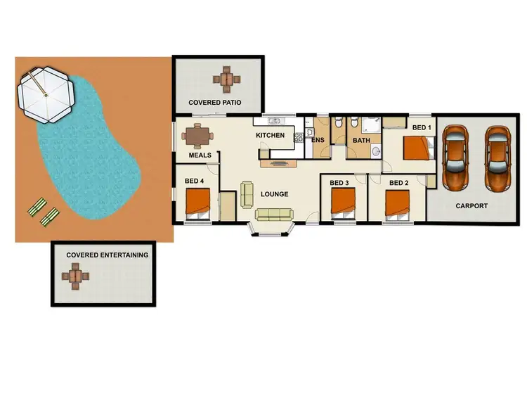 Floorplan of Homely house listing, 16 Hume Court, Boronia Heights QLD 4124