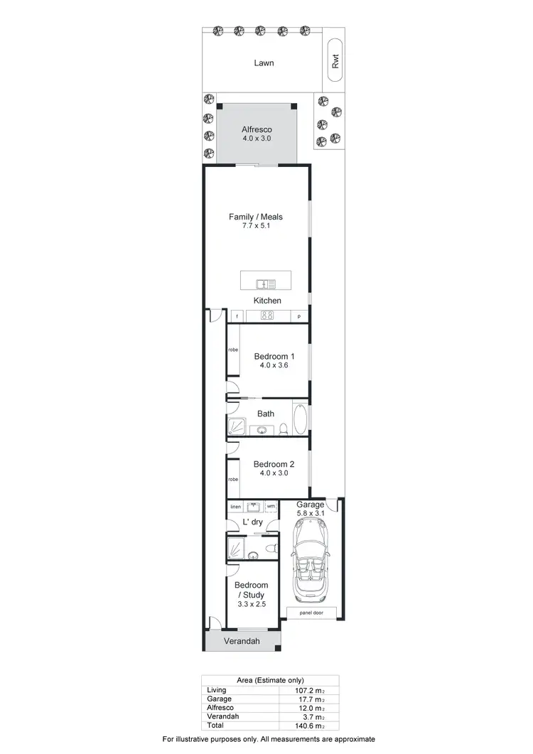 Floorplan of Homely house listing, 3 Jean Street, Oaklands Park SA 5046