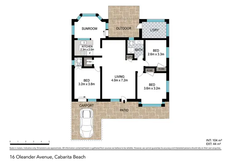 Floorplan of Homely house listing, 16 Oleander Avenue, Cabarita Beach NSW 2488