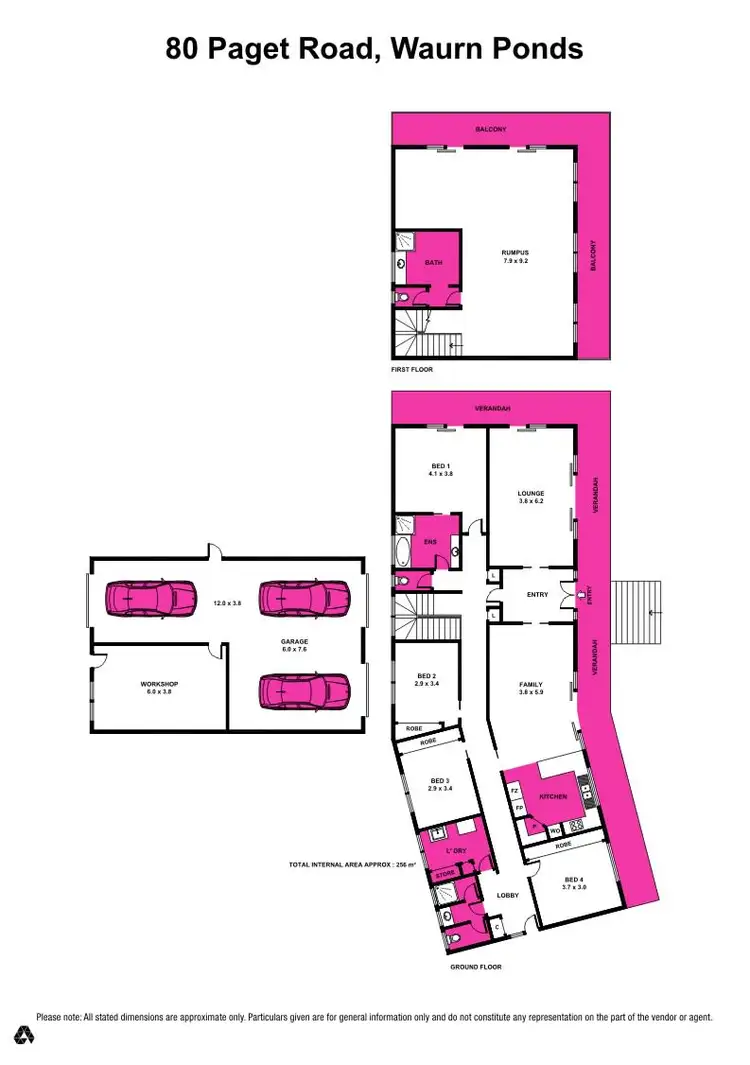 Floorplan of Homely house listing, 80 Paget Road, Waurn Ponds VIC 3216