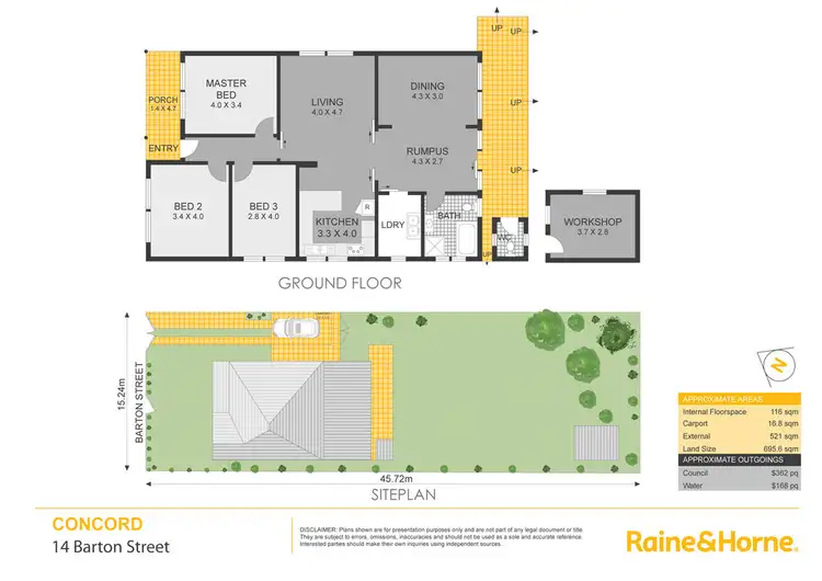 Floorplan of Homely house listing, 14 Barton Street, Concord NSW 2137