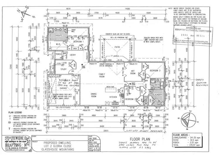 Floorplan of Homely house listing, 3 Gloria Close, Glass House Mountains QLD 4518