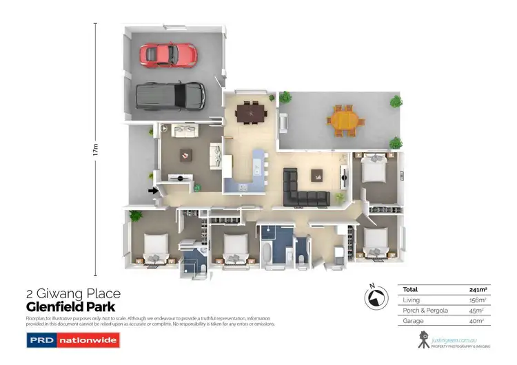Floorplan of Homely house listing, 2 Giwang Place, Glenfield Park NSW 2650