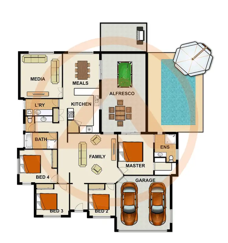 Floorplan of Homely house listing, 39 Casuarina Circuit, Heathwood QLD 4110