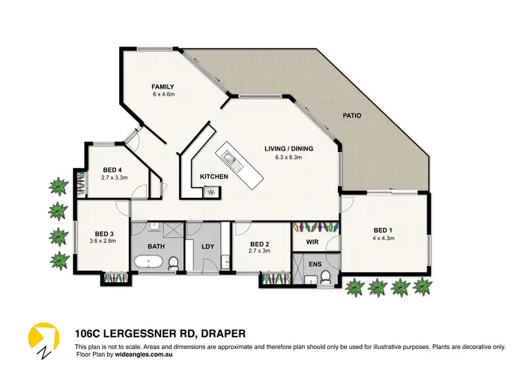 Floorplan of Homely house listing, 106c Lergessner Road, Draper QLD 4520