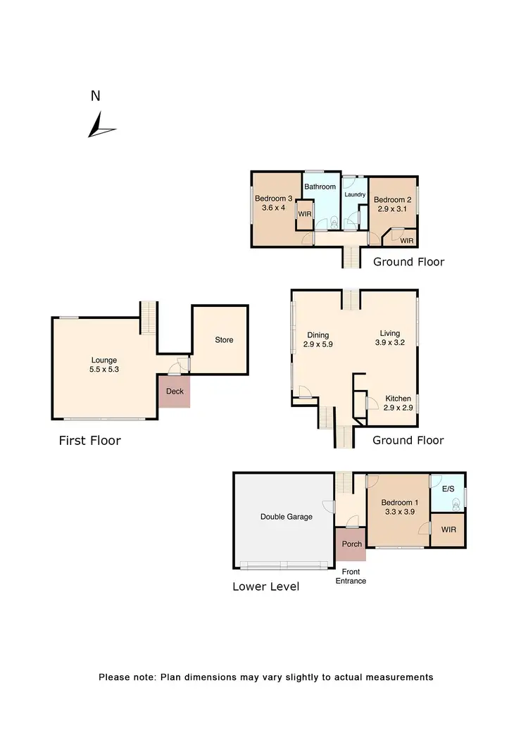 Floorplan of Homely house listing, 323 Richards Street, Ballarat East VIC 3350