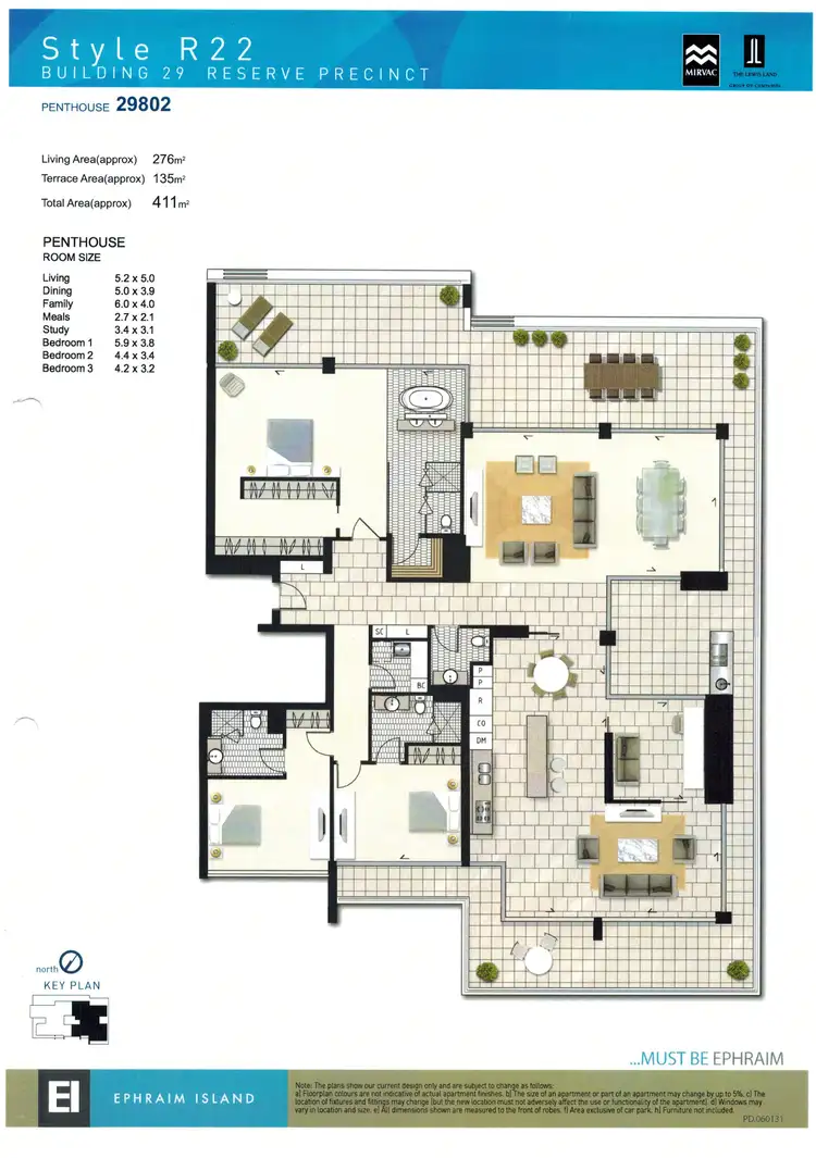 Floorplan of Homely unit listing, 29802/2 Ephraim Island Parade, Paradise Point QLD 4216