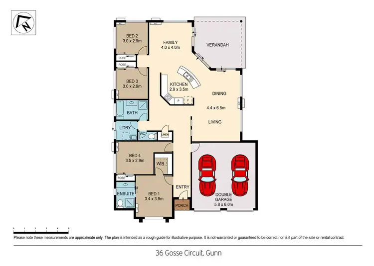 Floorplan of Homely house listing, 36 Gosse Circuit, Gunn NT 832
