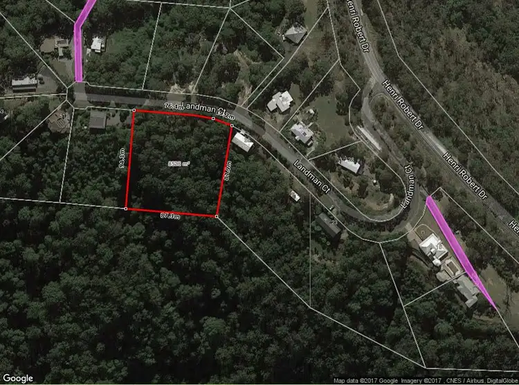 Floorplan of Homely land listing, 45 Landman Court, Clagiraba QLD 4211