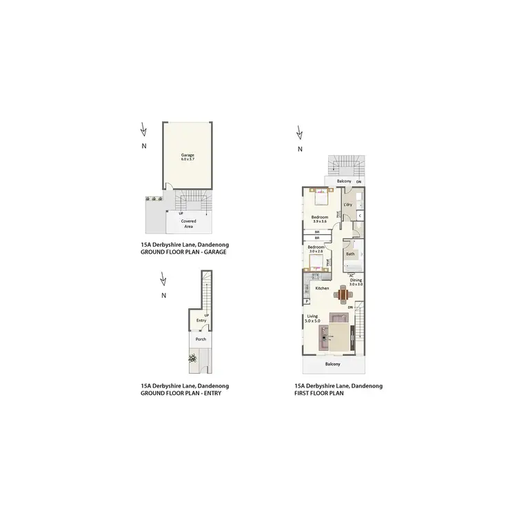 Floorplan of Homely unit listing, 15a Derbyshire Lane, Dandenong VIC 3175
