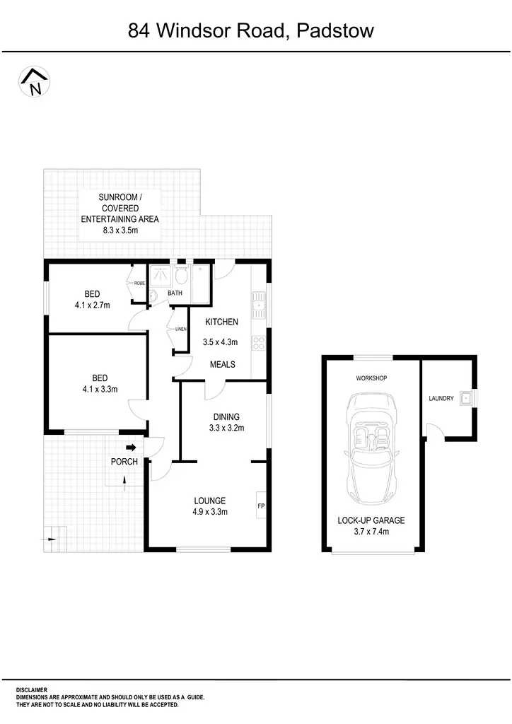 Floorplan of Homely house listing, 84 Windsor Road, Padstow NSW 2211