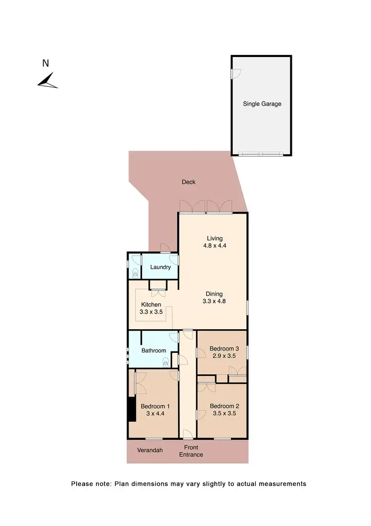 Floorplan of Homely house listing, 503 Lyons Street South, Ballarat VIC 3350