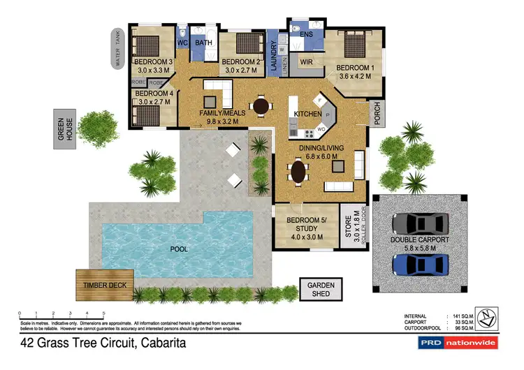 Floorplan of Homely house listing, 42 Grass Tree Circuit, Cabarita Beach NSW 2488