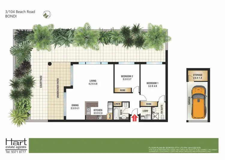 Floorplan of Homely apartment listing, 3/104 Beach Road, Bondi Beach NSW 2026