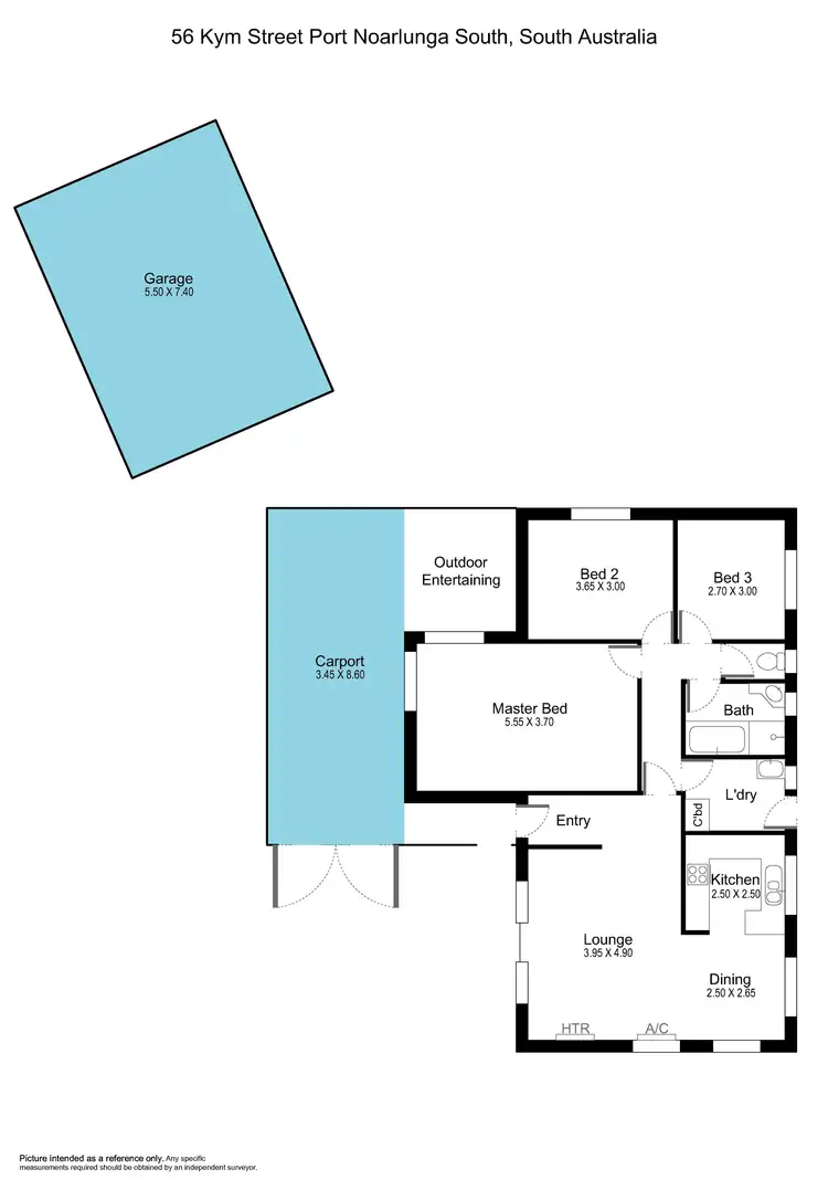 Floorplan of Homely house listing, 56 Kym Street, Port Noarlunga South SA 5167