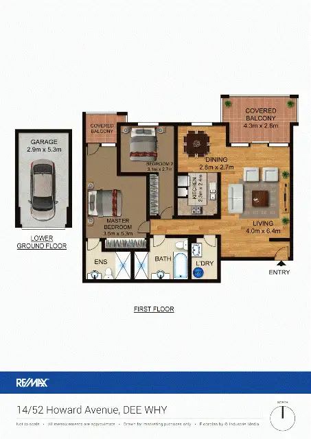Floorplan of Homely apartment listing, 14/52-58 Howard Ave, Dee Why NSW 2099