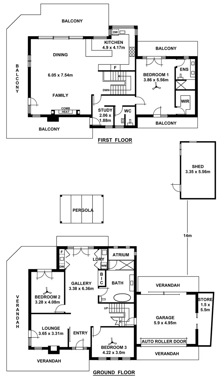 Floorplan of Homely house listing, 18 Seaview Avenue, Kingston Park SA 5049