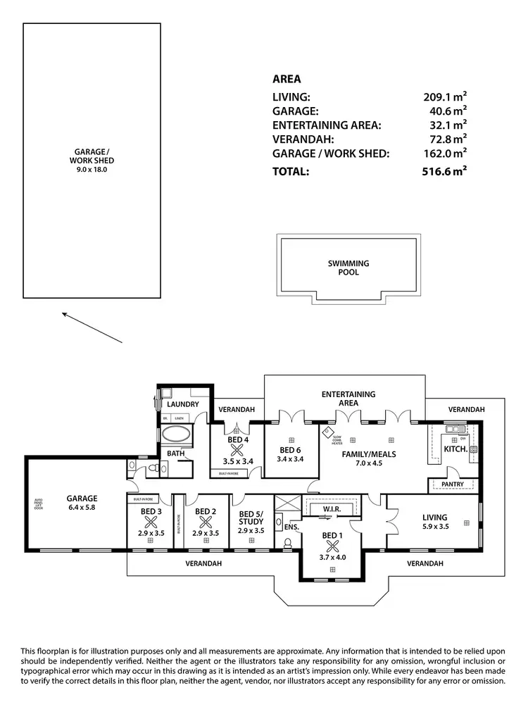 Floorplan of Homely house listing, 40 Trainers Way, Strathalbyn SA 5255