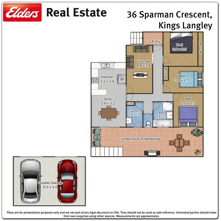 Floorplan of Homely house listing, 36 Sparman Crescent, Kings Langley NSW 2147