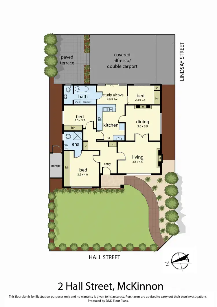 Floorplan of Homely house listing, 2 Hall Street, Mckinnon VIC 3204