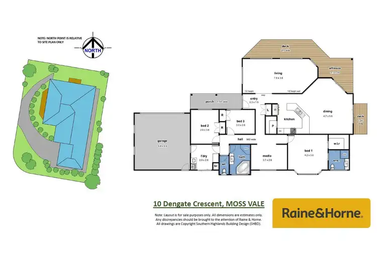 Floorplan of Homely house listing, 10 Dengate Crescent, Moss Vale NSW 2577